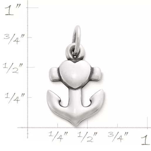 Heart, Cross and Anchor Charm