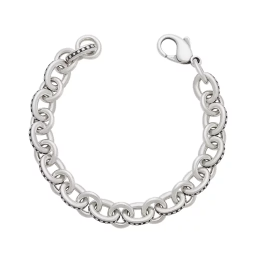 Beaded Cable Charm Bracelet