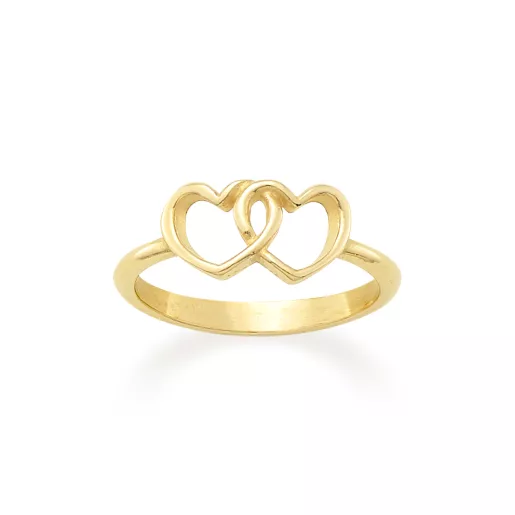Two Hearts Together Ring
