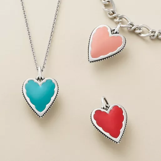 Enamel Heart Charm