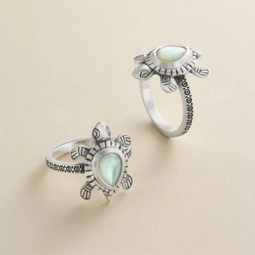 Turtle Gemstone Ring