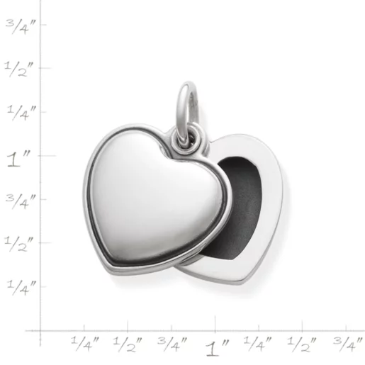 Swivel Heart Locket Charm