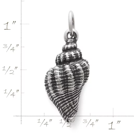 Fluted Conch Shell Charm