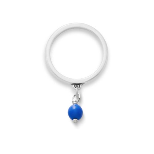 Glass Enhancer Bead Dangle Ring