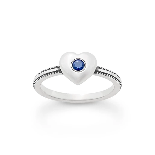 Keepsake Heart Birthstone Ring