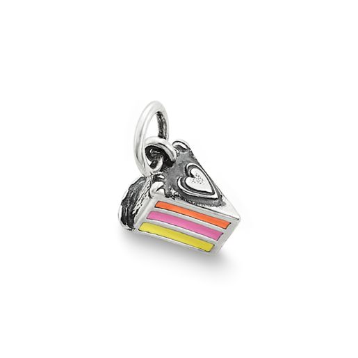 Enamel Layer Cake Charm