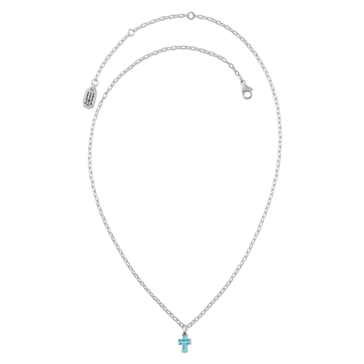 Enamel Petite Cross Necklace