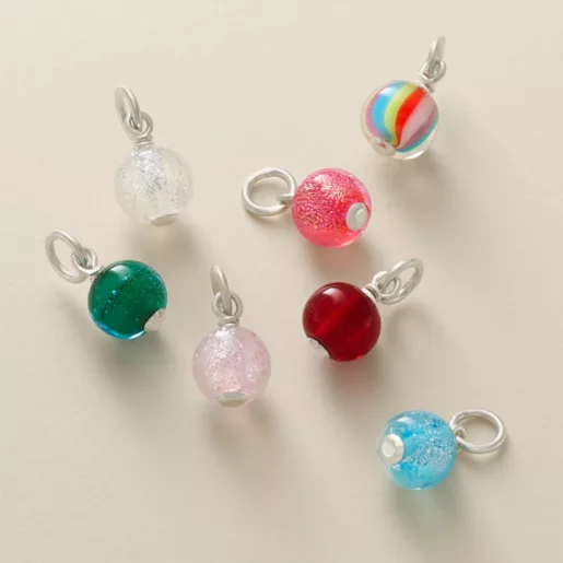Mini Art Glass Bead Charm