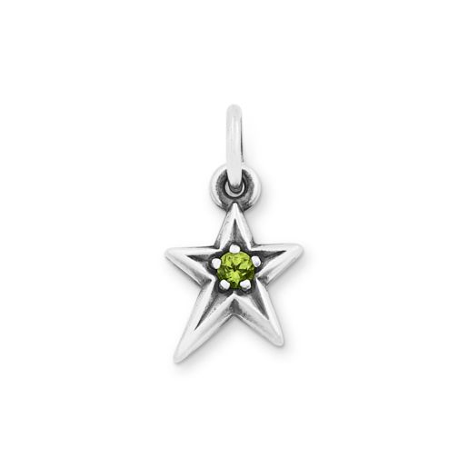 Shining Star Birthstone Charm