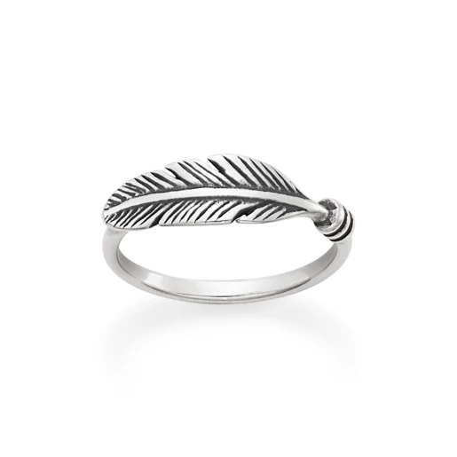 Delicate Feather Ring
