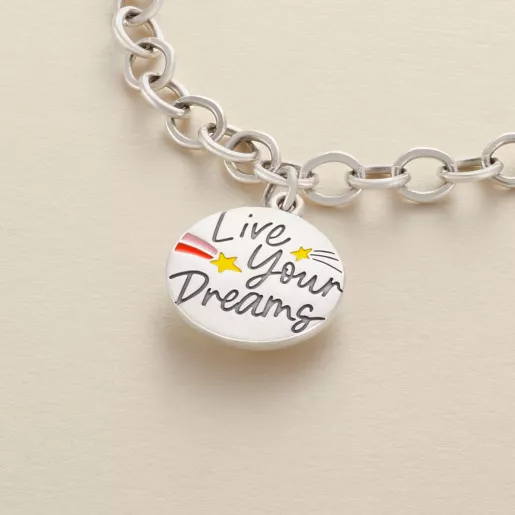 Enamel Live Your Dreams Charm