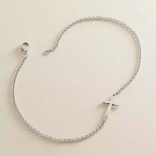 Horizon Cross Anklet