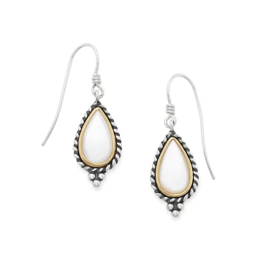 Alessandra Mother of Pearl Drop Earrings