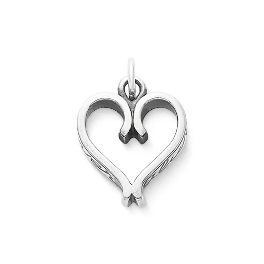 Forever and Always Heart Charm