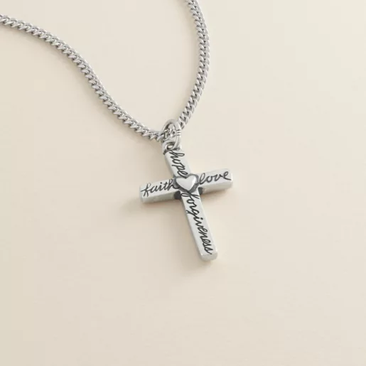 From the Heart Cross Pendant