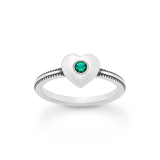 Keepsake Heart Birthstone Ring