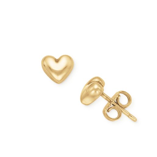 Solid Heart Studs