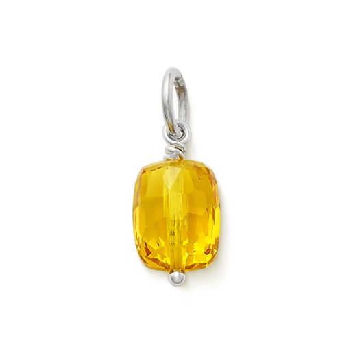 Faceted Gemstone Bead Pendant