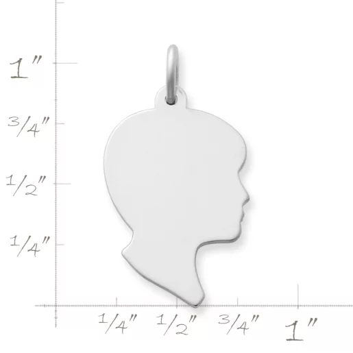 Boy Silhouette Charm