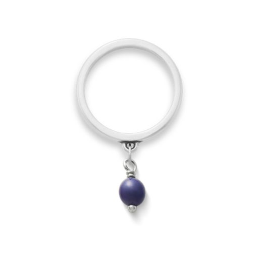 Glass Enhancer Bead Dangle Ring