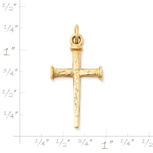 Nail Cross Charm