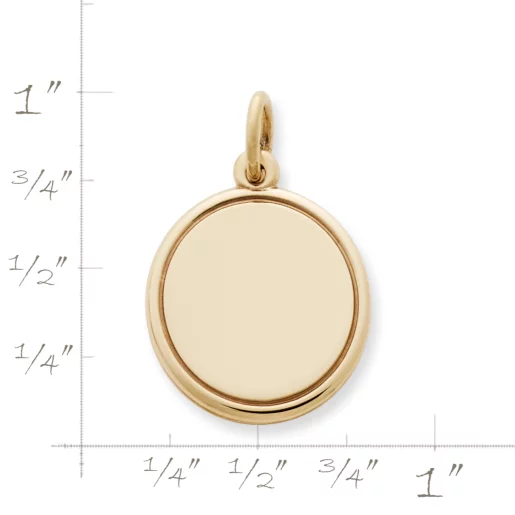 Engravable Disc Charm