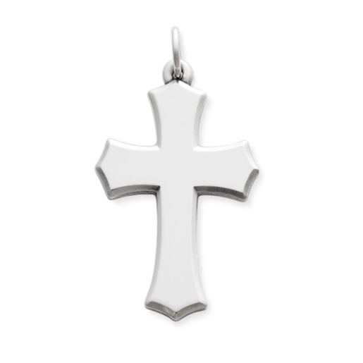 Beveled Clechee Cross Pendant