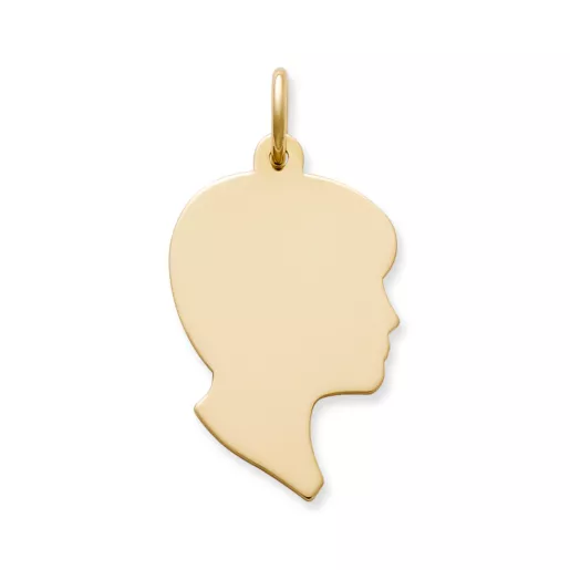 Boy Silhouette Charm