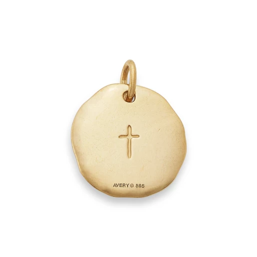 Gold Layered Necklaces with Faith and Heart Charms