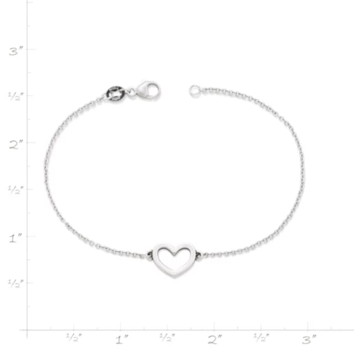 Petite Heart Link Bracelet