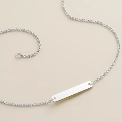 Petite Engravable Horizon Anklet