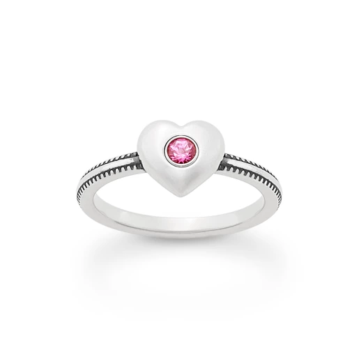 Keepsake Heart Birthstone Ring