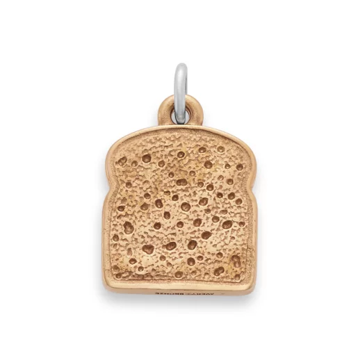 Enamel Avocado Toast Charm