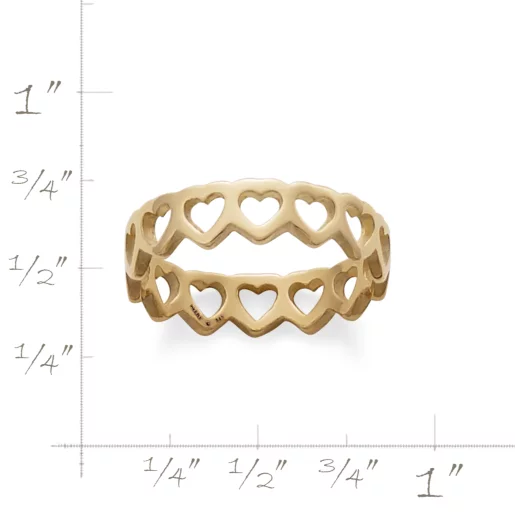 Tiny Hearts Ring