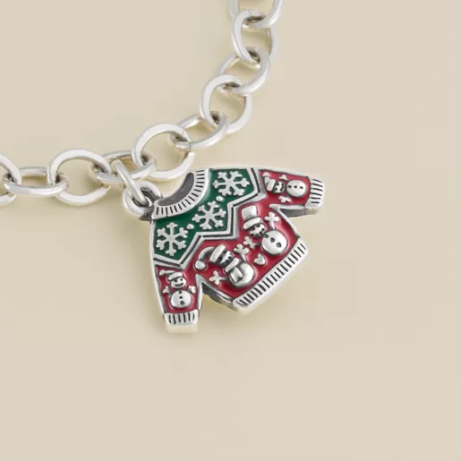 Enamel Christmas Sweater Charm
