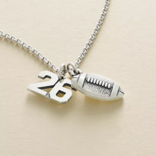 Engravable Football Charm