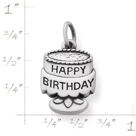 Tiny Birthday Cake Charm