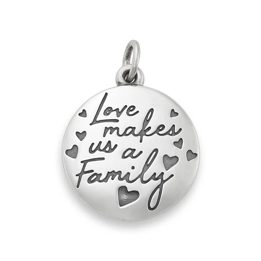 Love Makes Us a Family Charm