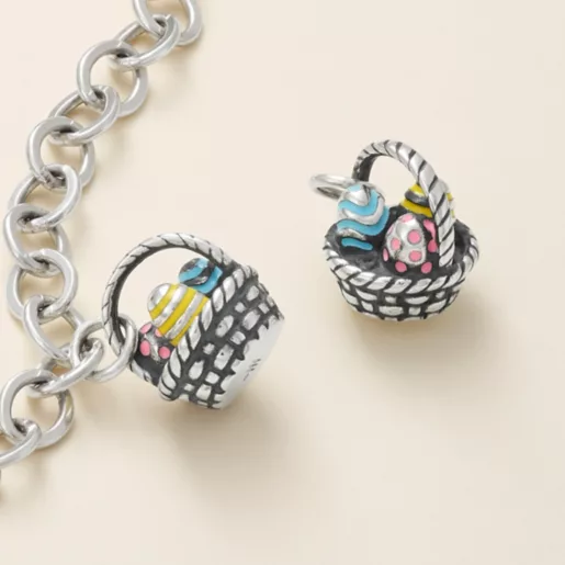Enamel Easter Basket Charm