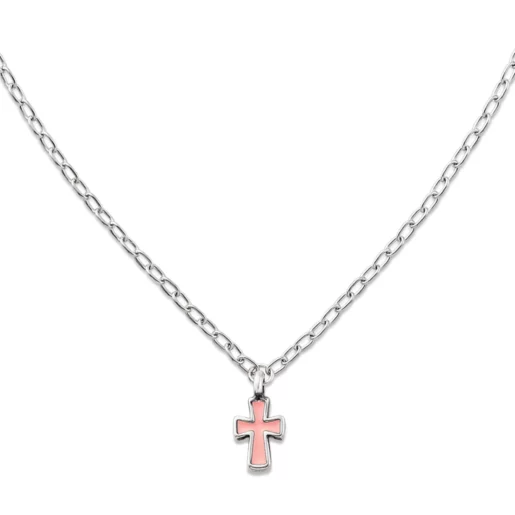 Enamel Petite Cross Necklace