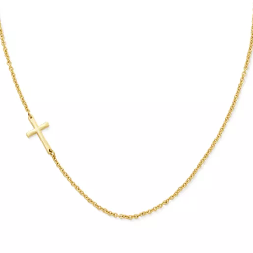 Horizon Cross Necklace