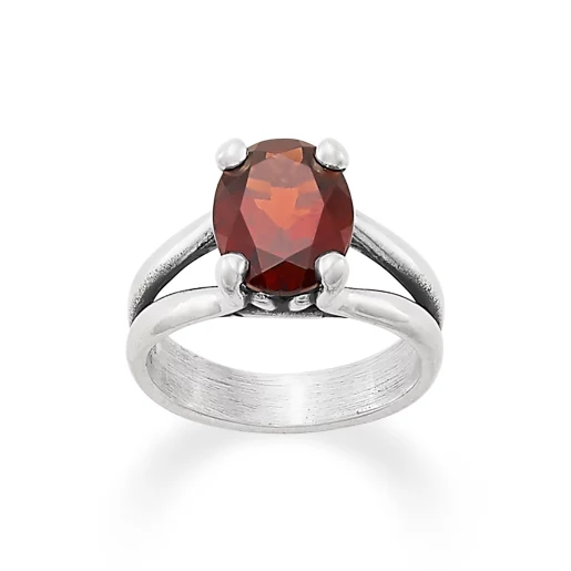 Oval Gemstone Ring