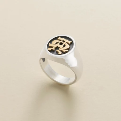 Alpha and Omega Ring