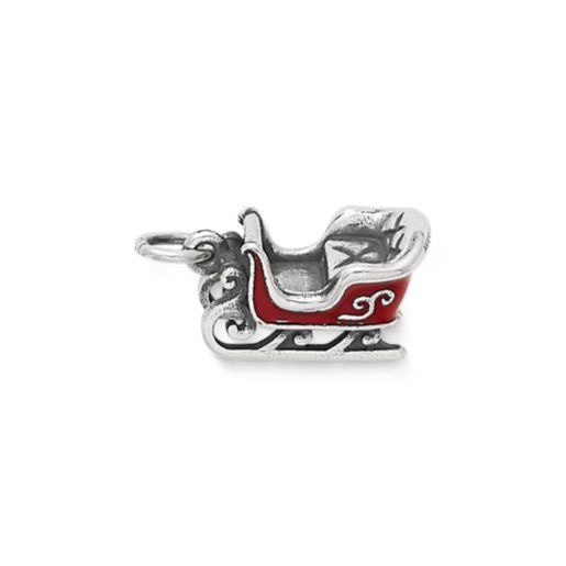 Enamel Christmas Sleigh Charm