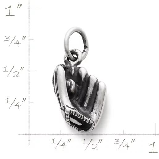 Baseball and Glove Charm