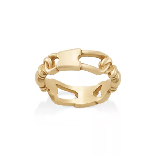 Men’s Curb Chain, Faith Ring and Forged Bracelet