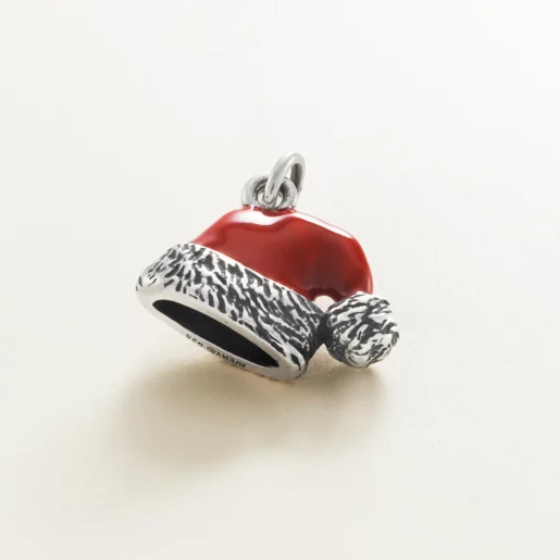 Enamel Santa Hat Charm