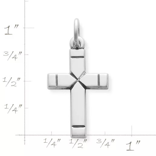 Small Plain Latin Cross Charm