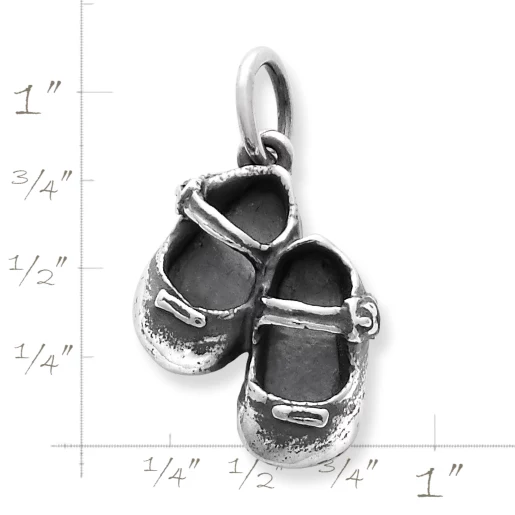 Lil' Girl Baby Shoes Charm
