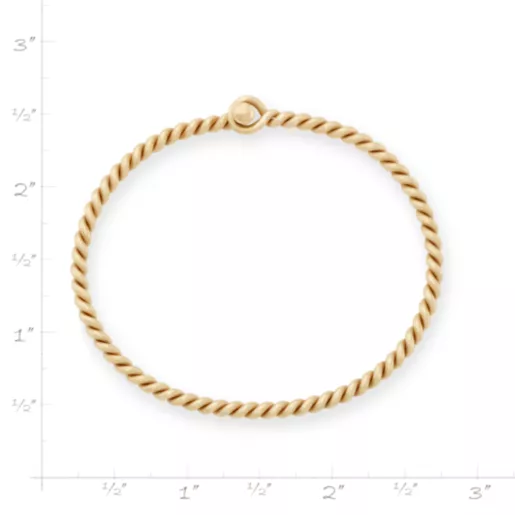 Twisted Wire Hook-On Bracelet